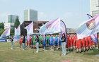 第10屆楊浦區(qū)足球超級聯(lián)賽開幕，四平路街道主場4:0零封對手開門紅