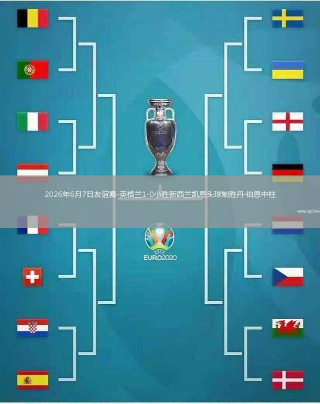 2026年6月7日友誼賽-英格蘭1-0小勝新西蘭凱恩頭球制勝丹·伯恩中柱